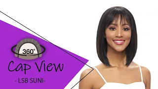 [Cap View] Vanessa Synthetic HD Part Lace Slim Bang Wig - LSB SUNI