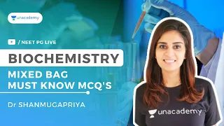 Mixed Bag Must Know MCQs | Biochemistry | NEET PG | Dr Shanmugapriya