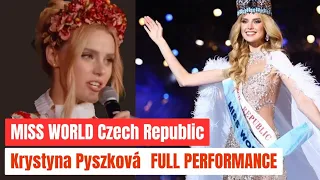 KRYSTYNA PYSZKOVA FULL PERFORMANCE - Miss World Czech Republic