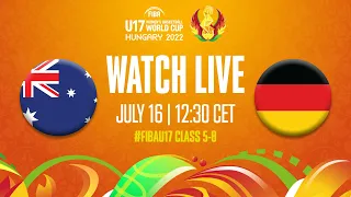 Full Basketball Game | Australia v Germany | FIBA U17 Women's Basketball World Cup 2022