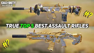 Top 5 best Assault Rifles in Cod Mobile Season 5 #codm