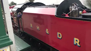 romney hythe and dymchurch railway winston churchill locomotive