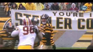 Roethlisberger hits referee in the face with ball