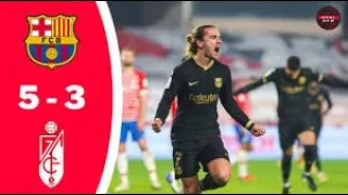 Barcelona vs Granada 5-3 All Goals | Highlights 2021 HD