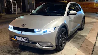 Hyundai IONIQ 5 (2022) - FULL REVIEW & walkaround at night (CRAZY LIGHTS & ambient lights)