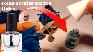 Como reparar partes flojas de figuras transformers - ultra shockwave