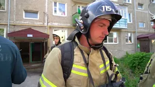 Пожар на улице Володарского 36