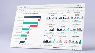 Excel Profit & Loss Dashboard - P&L Statement Template