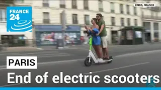 End of electric scooters in Paris: French capital completely bans hire scooters from its streets