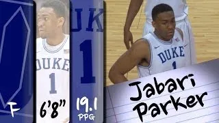 Official Highlights | Duke Forward Jabari Parker (#2 Pick in the 2014 NBA Draft, Milwaukee Bucks)