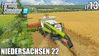 BARLEY Harvest and LOAD with CLAAS LEXION | Farming Simulator 22 Timelapse 13