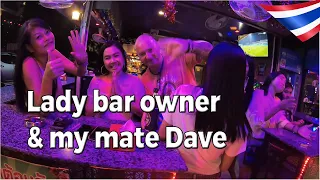 Lady bar owner and my mate Dave | Living in Udon Thani Thailand