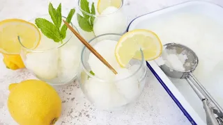 Homemade Lemon Italian Ice Recipe