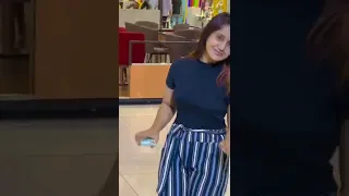 Girl dancing at packages mall lahore Pakistan earth