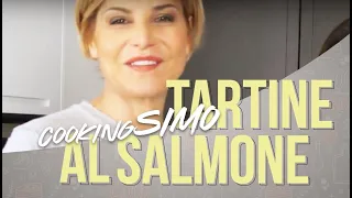 Simona Ventura in cookingSimo: TARTINE AL SALMONE