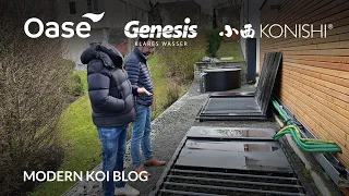 Modern Koi Blog #5950 - Bastians komplett redundante Genesis Bürstenfilteranlage