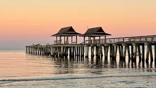 Part 1 of Robb’s Monday Morning Beach Walk by the Historic Naples Pier in Naples, FL 10.24.22