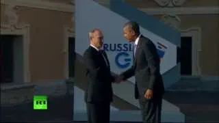 Первая встреча Путина и Обамы G20/ Putin and Obama G20