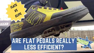 Are Flat Pedals Less Efficient?