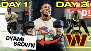 Dyami Brown's NFL Training | FIRST WEEK BACK!