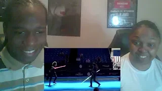 Star Wars duel on Fencing World Championships. BEST SOUND Reaction!!!