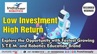 Best Robotics Franchise In India | India First Robotics | Franchise Apply | Education Franchise