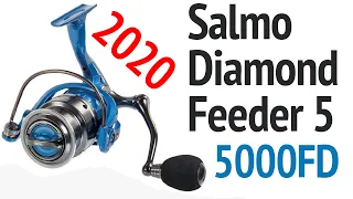 Salmo Diamond Feeder 5 | Обзор и Разбор Фидерной Катушки | ТО