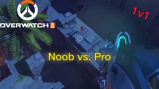 Noob vs. Pro (1v1 w/ Widowmaker) - Overwatch 2