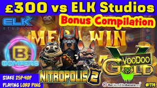 £300 vs Elk Studios: Nitropolis 2, Micro Knights, Bompers & more. *Bonus Compilation*