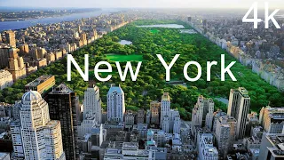 New York, Beautiful views with Relaxing music for soul and stress | 4K USA