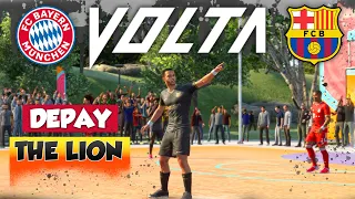 FIFA 21 VOLTA GAMEPLAY | Bayern Munchen vs Barcelona * DEPAY THE LION *