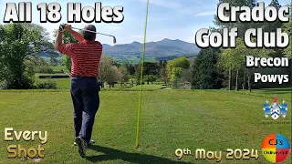 18 Holes at Cradoc Golf Club. Every shot from my round with stunning Brecon Beacon views.
