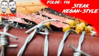 Steak Negan-Style - Oberhitze mit Bügeleisen - The Walking Dead Special - M&G-BBQ - Folge 116