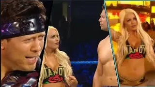 The miz and Mandy rose vs R-truth and Carmella: (Mandy makes MIZ hot😍)