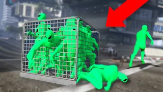 MODDER CATCHES THE GREEN ALIEN GANG! | GTA 5 THUG LIFE #334