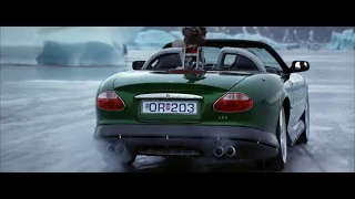 Jaguar XKR  VS Aston Martin Vanquish [4K] Die Another Day [2002] - James Bond