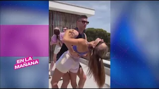 Lewandowski bailando bachata junto a su esposa | En La Mañana