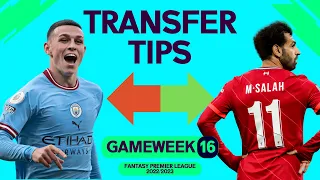 CANCELO OUT!? | FPL TRANSFER TIPS | GAMEWEEK 16 Who to Buy? | Fantasy Premier League Tips 2022/23