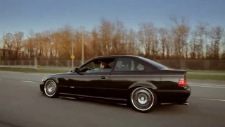 BMW E36 coupe stance