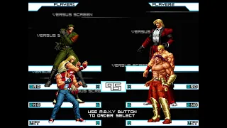 [KOF Mugen] Second Chance #20: SNK Bosses ▶ Terry, Andy, Heidern vs Krauser, Geese, Rugal