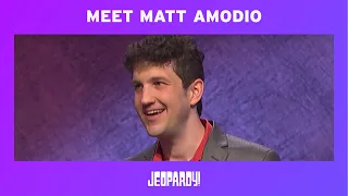 Meet Matt Amodio: 7-Day Jeopardy! Champion | JEOPARDY!