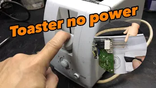 How to repair toaster no power / no heating?