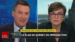 Plan en immigration : entrevue avec Christine Fréchette