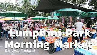 Lumphini Park Morning Market | Bangkok Thailand