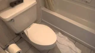 Bathroom Tour: American Standard Toilet at a hotel