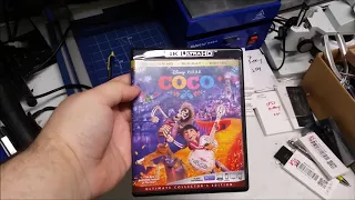 Coco 4K Blu ray Unboxing