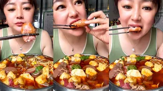 ASMR MUKBANG | Trying the VIRAL Korean hotdog 🤤