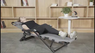 Super convenient "folding chair" can be switched to "folding bed" for convenient storage