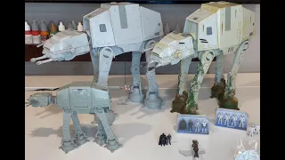 Star Wars Micro Galaxy Squadron ATAT Endor Amazon Exclusive Review and Comparison