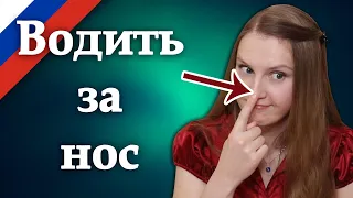 Водить за нос, popular Russian idioms, русские фразеологизмы